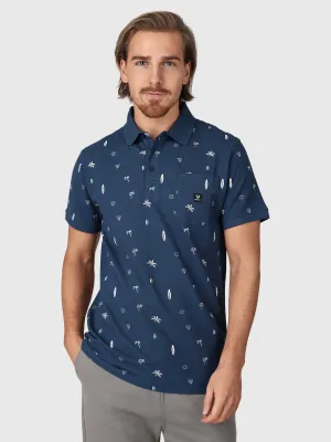 Addax-AO Men Polo Shortsleeve | Blue