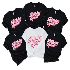Birthday Girl, Birthday Party Group Shirts, Birthday Squad Group Photo Shirts, Women Birthday Squad Shirts, Girls Birthdy Trip