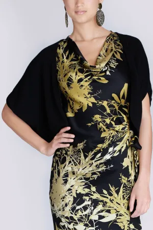 Cashmere Silk Knitwear Short Cocoon