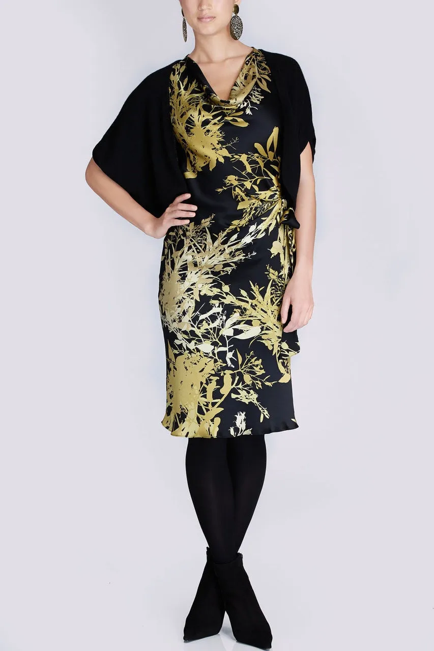Cashmere Silk Knitwear Short Cocoon