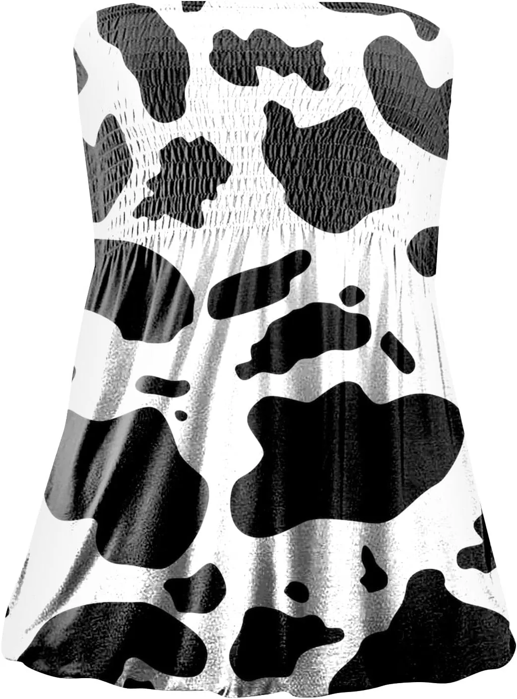 Cdiecer Tube Tops for Women Off Shoulder Top Strapless Tank Top Bandeau Sleeveless Shirts Summer Vacation Tube-Tops