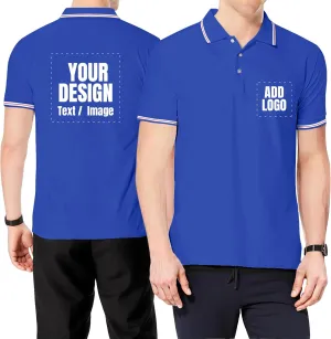 Custom Polo Shirts for Men and Women Customized T-Shirt Design Your Own with Logo Text Photo Short Sleeves