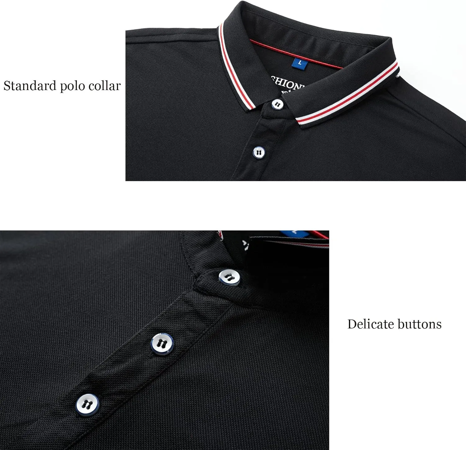 Custom Polo Shirts for Men Women Personalized T-Shirt with Logo Text Photo Mercerized Cotton Short Sleeves