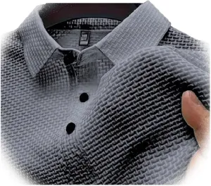 Elavure - The Prestigio Polo Shirt, Men's Short Sleeve Solid Stretch Pique Polo Shirt Quick Dry Casual Workout Tshirt