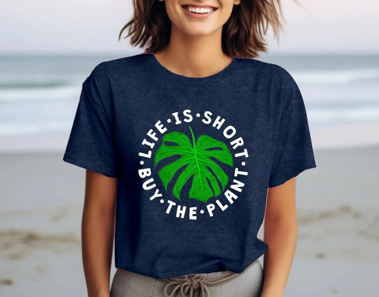 Garden Shirts for Women Plant Lover T-Shirt Gardener Lover Tee Tops Casual Plant Short Sleeve
