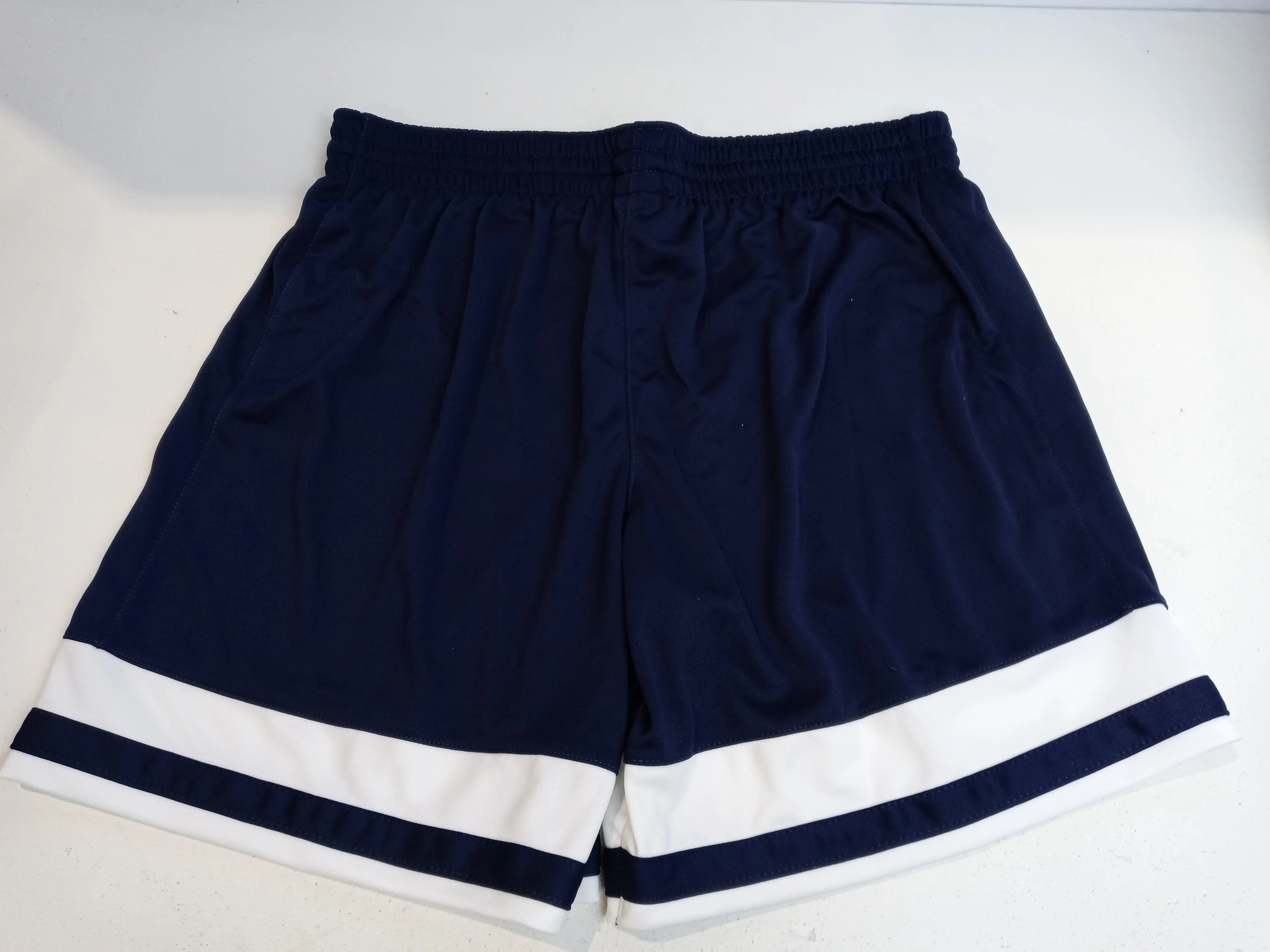 Nike Women's Size X-Large Navy White Team National Shorts