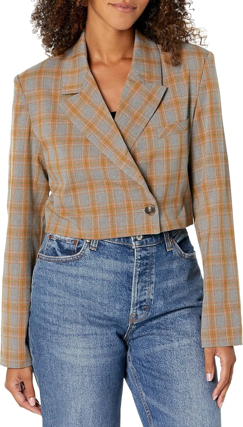 Steve Madden Women's Rupi Cropped Blazer